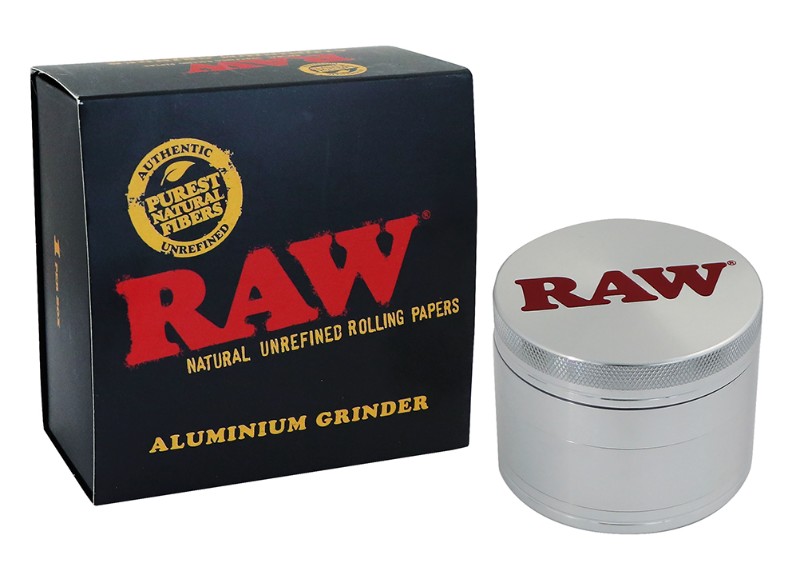 RAW Aluminium Grinder - 4 parts - 56mm